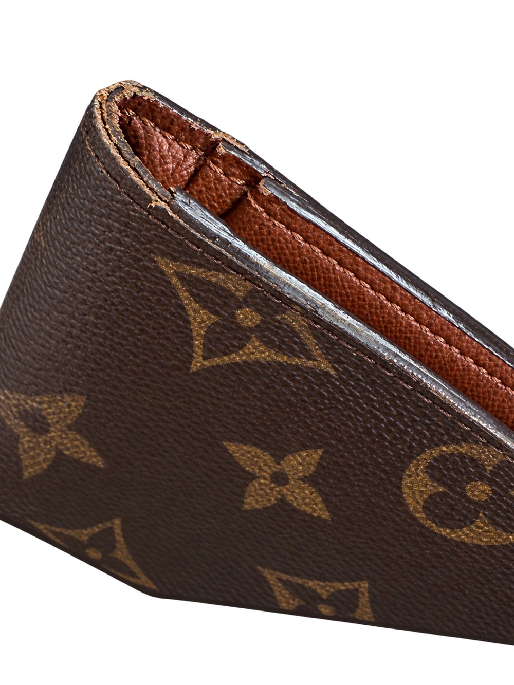 Louis Vuitton Monogram European Checkbook Card Holder Long Wallet CT1077 2007 - Picture 6 of 8